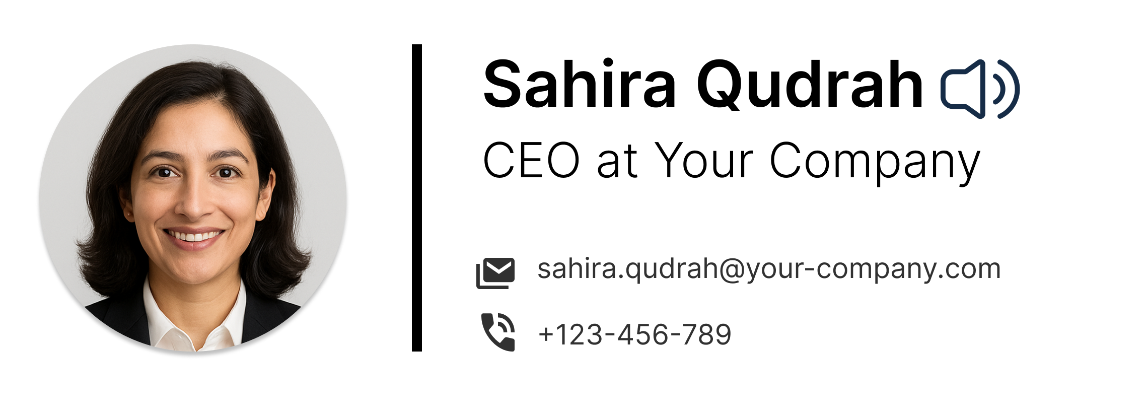 Email footer example